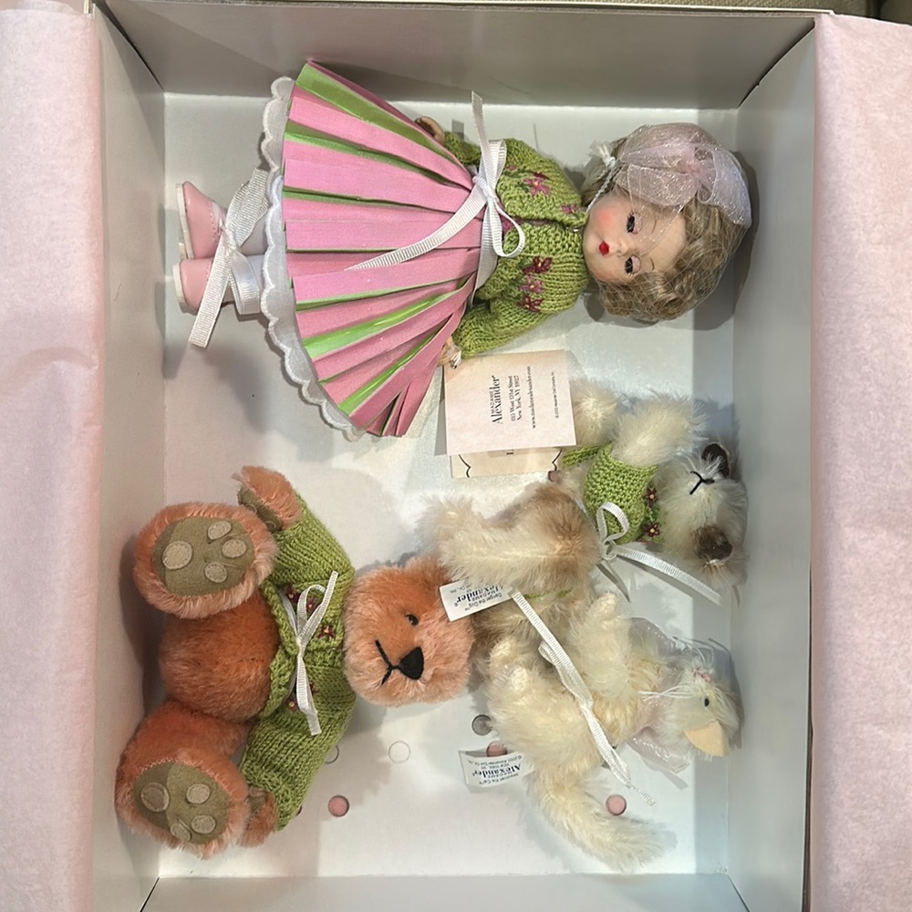 Madame Alexander Doll with animals